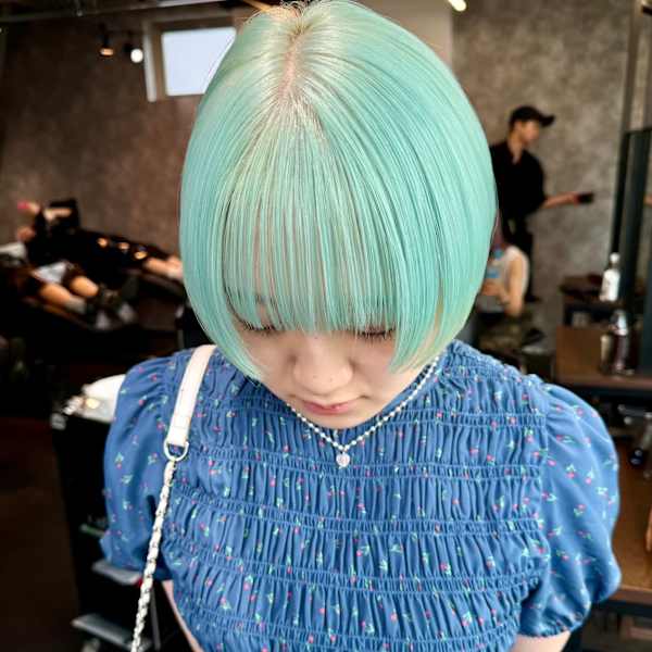 ワントーン　デザインカラー　ハイトーン　表参道/原宿