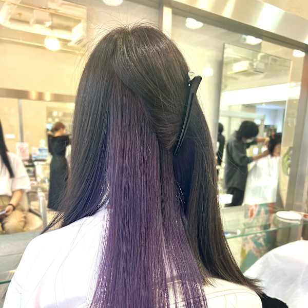 インナーカラー ムラサキ