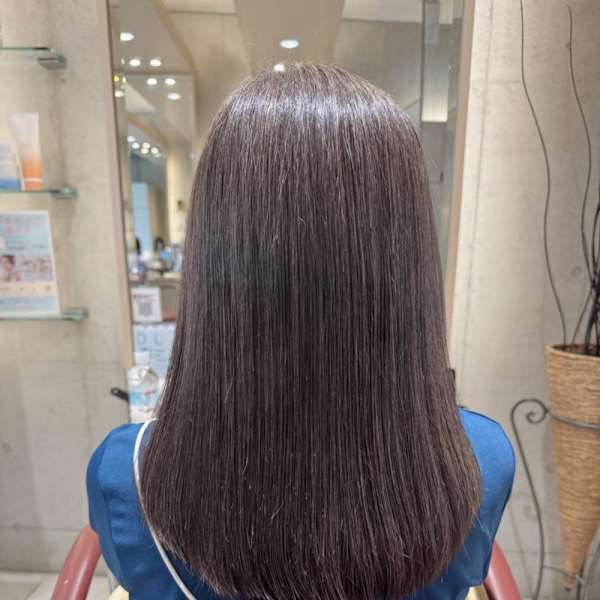 白髪ぼかし×くすみベージュ