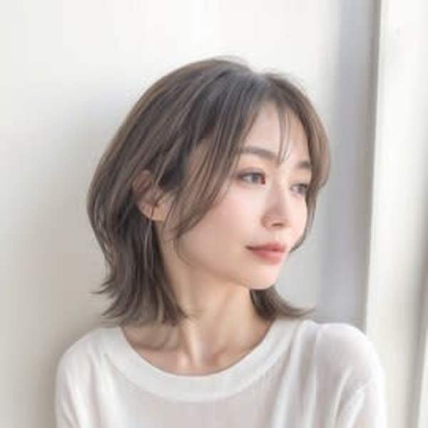 透明感くびれミディ×シアーグレージュ