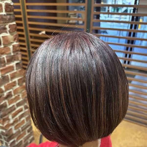 【さすだ】カシスピンク ×白髪ぼかしハイライトカラー