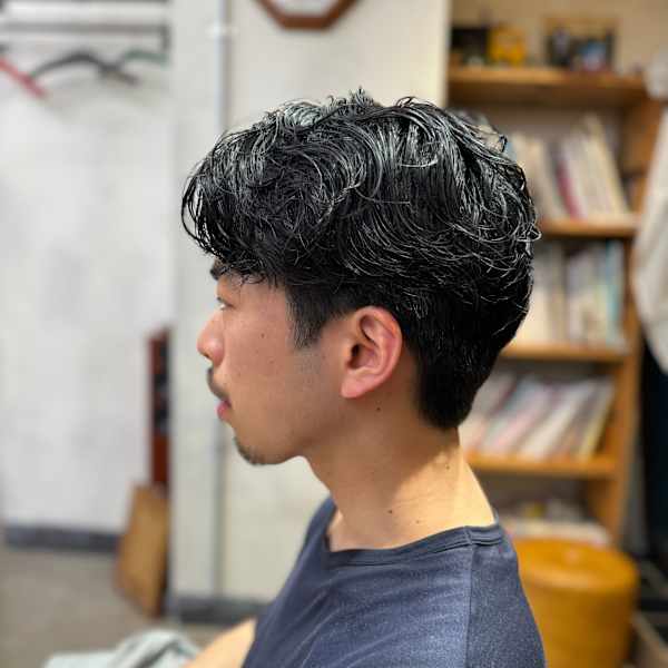 ソフトツーブロックパーマ|BLUE TOMATO