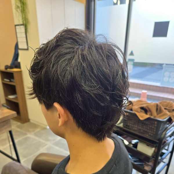 メンズカット/パーマ/グレイカラー/鎌取駅/韓国風/白髪染め