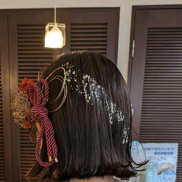 ヘアアレンジ【大切な日のセットに!】