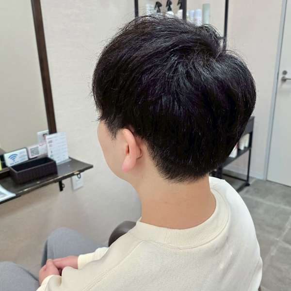 メンズカット/パーマ/グレイカラー/鎌取駅/韓国風/白髪染め