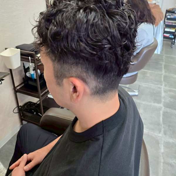 メンズカット/パーマ/グレイカラー/鎌取駅/韓国風/白髪染め