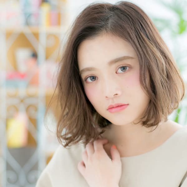 【Ray】シルキーベージュ×大人ワンレンボブ