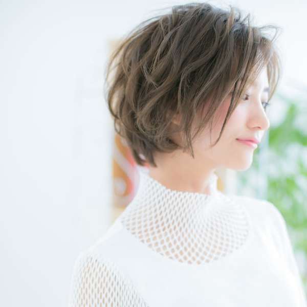 【Ray】バレイヤージュかきあげふわふわボブ