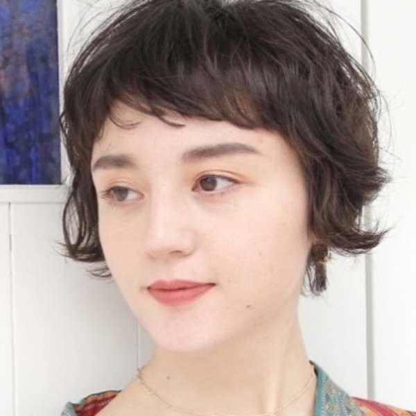 切りっぱなしショート・ボブ/絶壁解消/前髪あり/30代/40