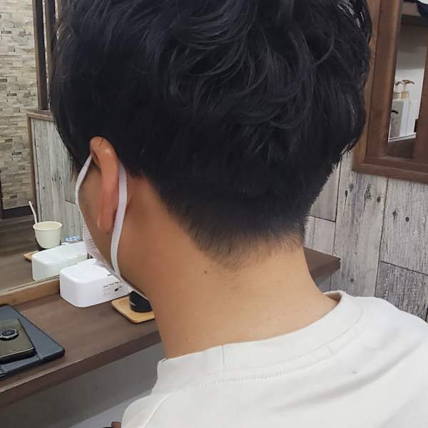 メンズショートパーマ