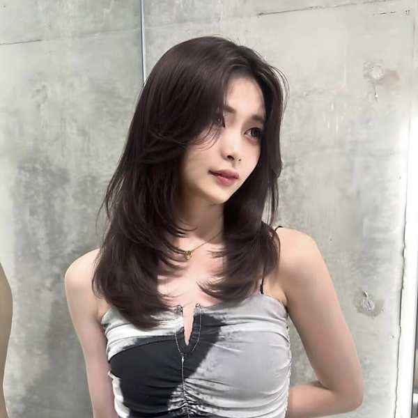 *イメチェンTWICEサナ風レイヤーカット*【Zina 梅田|Zina 梅田茶屋町 髪質改善/前髪カット/韓国レイヤーカット【ジーナ】