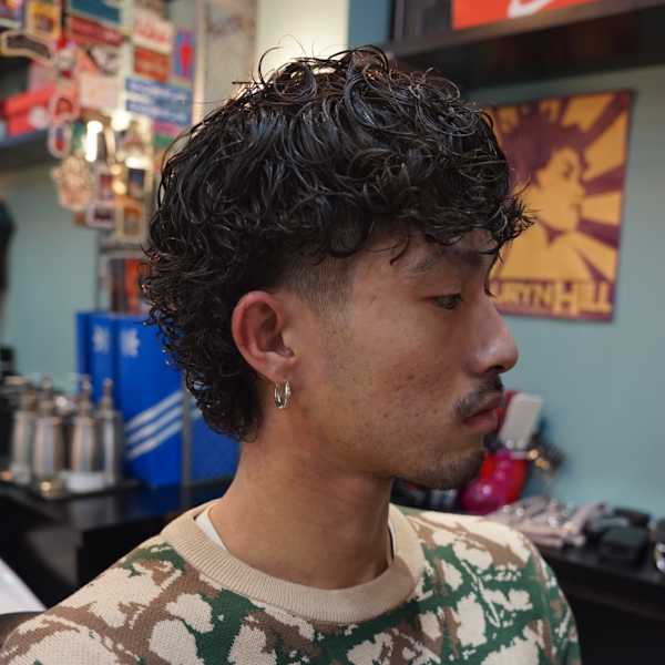 マレット×パーマ