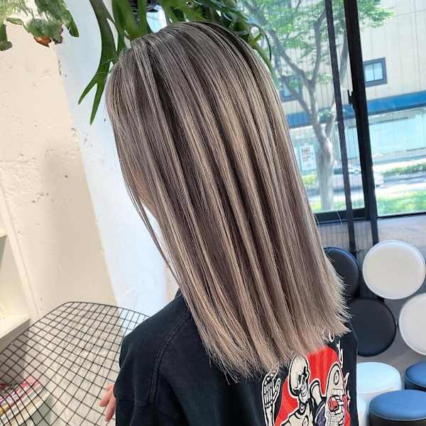 バレイヤージュ/シャドウルーツ/レイヤー/グレージュ