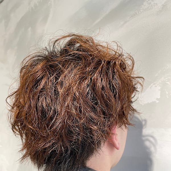 メンズ パーマ|【全席半個室】/仙台駅近/ノンジアミン　hairmake＆design Axe-l