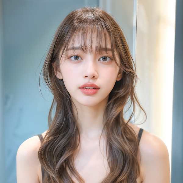 20代30代40代 清楚系外国人透明感うるツヤロング|TRAN9UIL safric