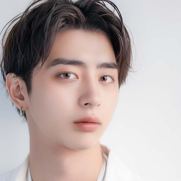 20代30代40代 清潔感センターパート黒髪セクシー|TRAN9UIL safric