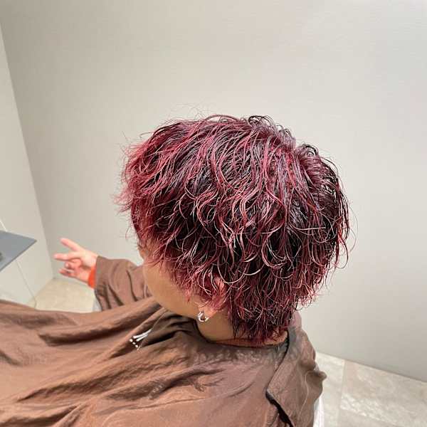 波巻きパーマ ¥14,900