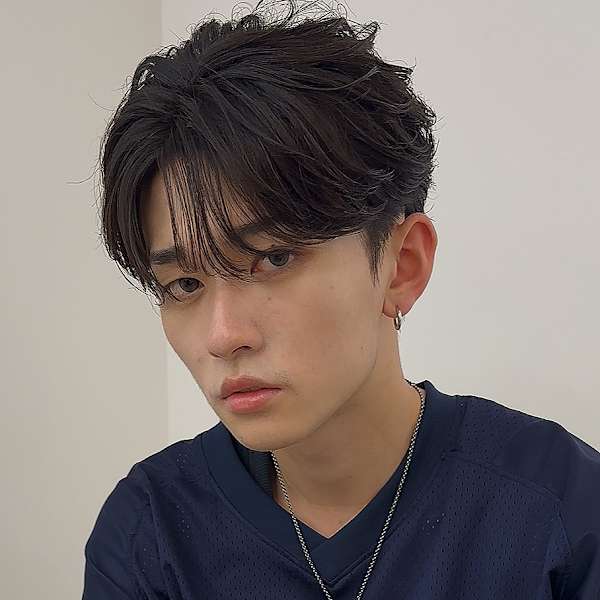 kisaiBUZZ*岬 メンズマッシュフェザーパーマ|Kisai Buzz
