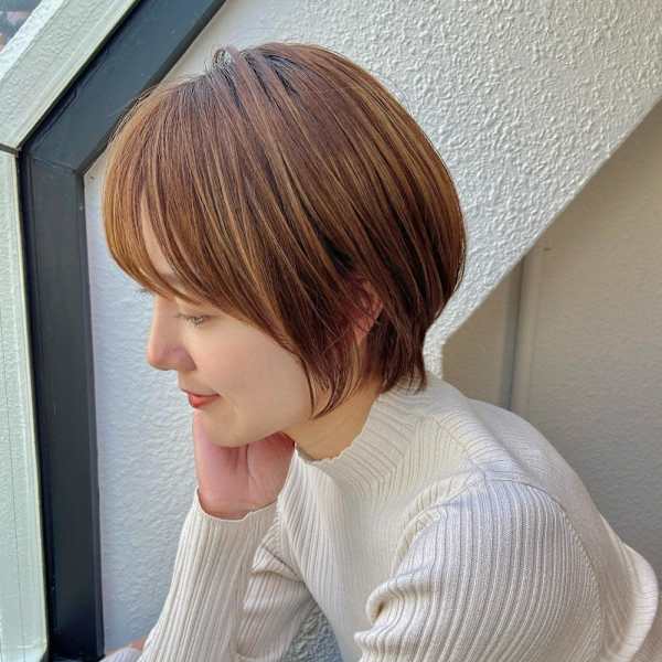 長めショートひし形ショート30代40代|NATSUYA