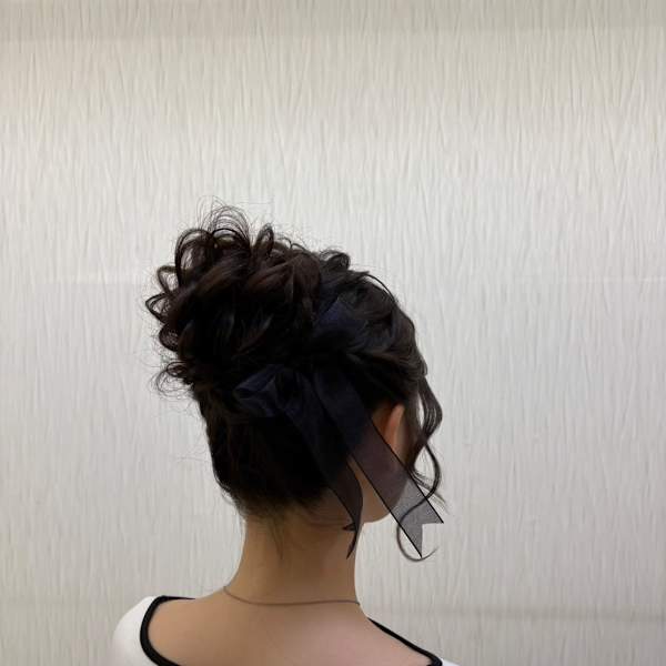 イベントにおすすめ!高めシニヨン