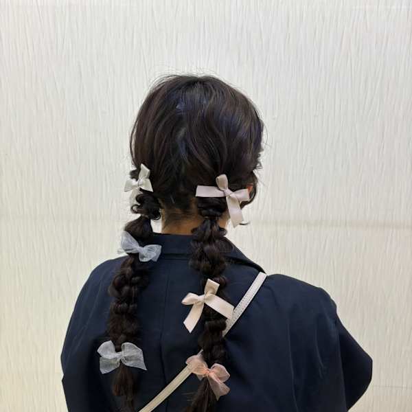 女子会にもおすすめ！編み下ろしツイン