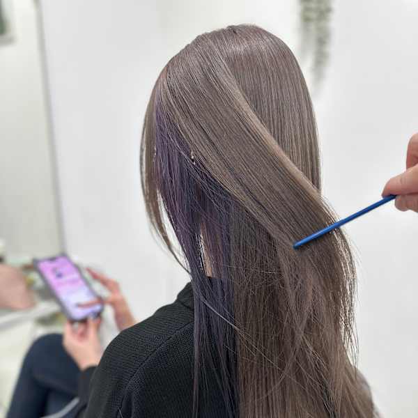 インナーパープル ミルクティー|Hair by PROVE