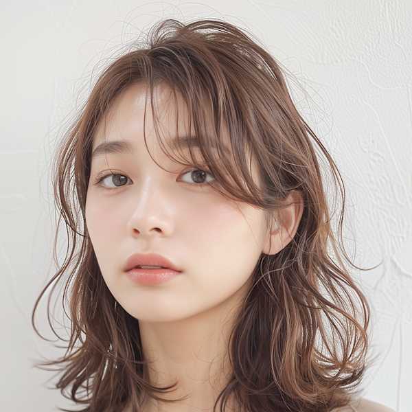 20代30代40代　薄めワイドバング透明感