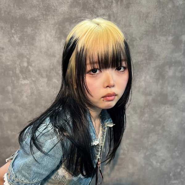 ルーツカラー　デザインカラー　ハイトーン　表参道/原宿