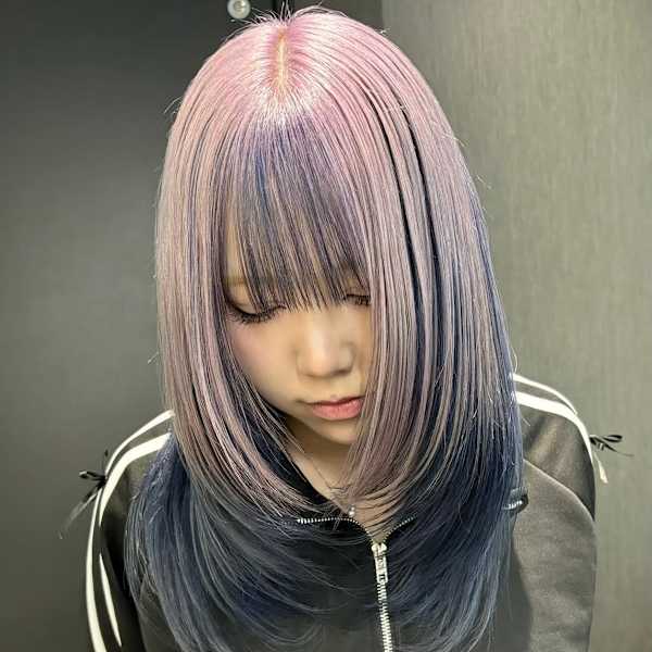 アンブレラカラー　デザインカラー　ハイトーン　原宿/表参道