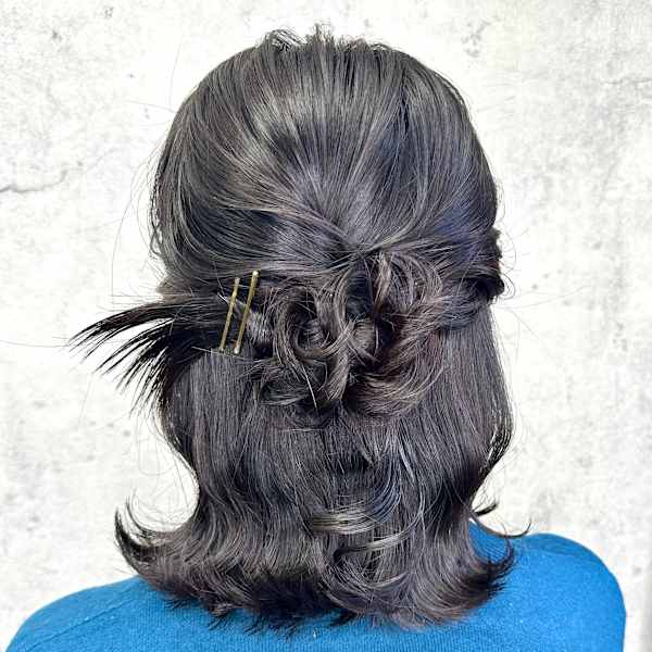 外ハネカチモリハーアップ|HAIR SET STUDIO la cachette【ヘアセットスタジオ ラ カシェット】