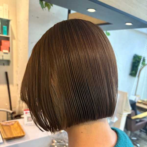 ハッシュカットタッセルボブ/札幌駅髪質改善サロン|N° jemica 札幌 【ナンバー ジェミカ】髪質改善＆ダブルカラー