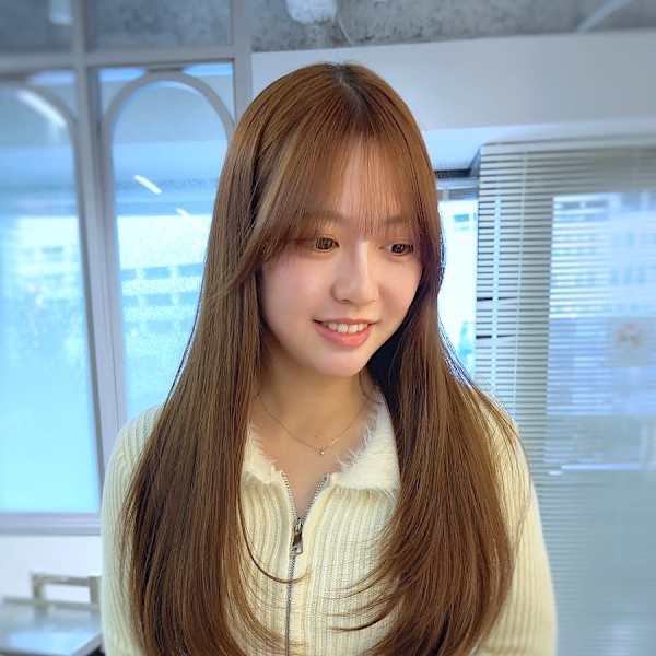 ハニーベージュレイヤーカット＆髪質改善トリートメント札幌駅|N° jemica 札幌 【ナンバー ジェミカ】髪質改善＆ダブルカラー