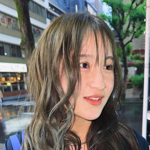 外国人風ドライパーマ/オリーブベージュ