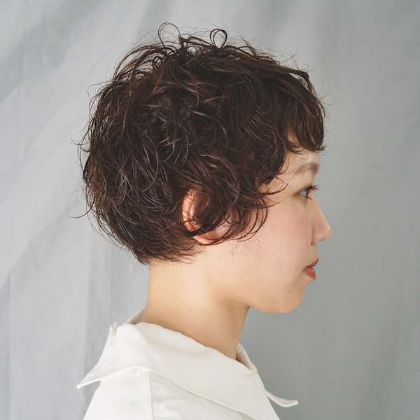 パリジェンヌ風カーリーショート