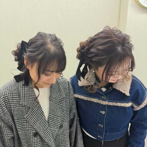 お呼ばれヘア♪ サイドアップ