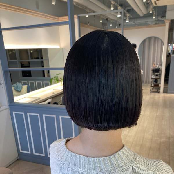 ストレート大人可愛いアゴ下ラインボブ赤羽埼京線