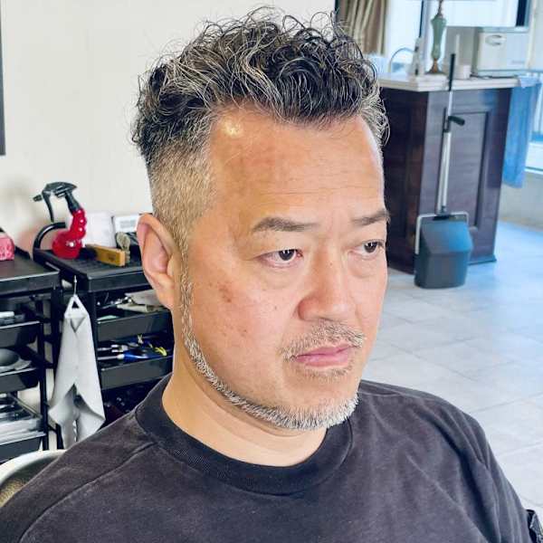 【50代 男性】ロンドンイケオジパーマ(大宮/バーバー)