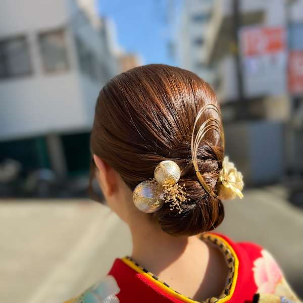 振袖着付け+ヘアセット
