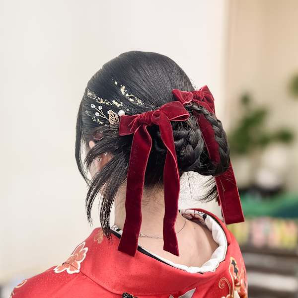 振袖着付け+ヘアセット