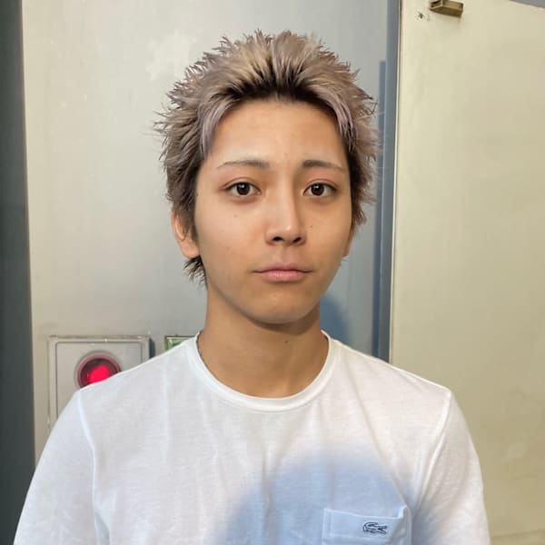 メンズ スパイキーショート ※ブリーチ有