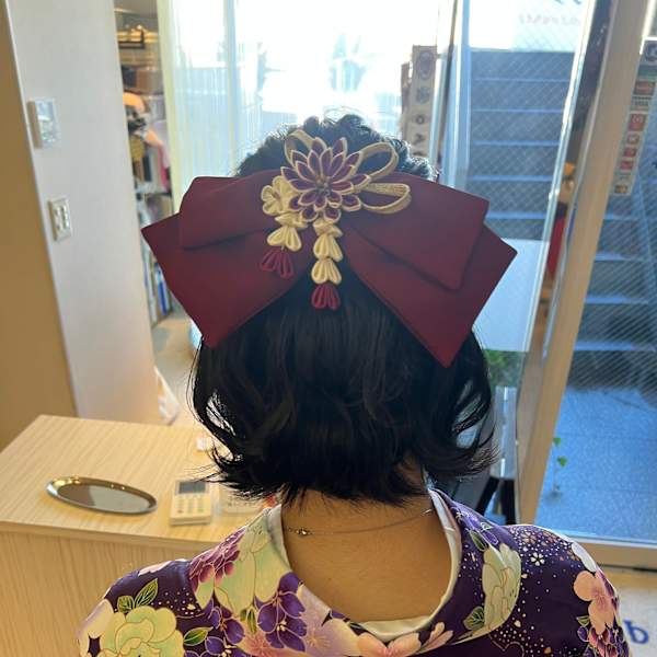 袴お着付け×ヘアセットハーフアップ