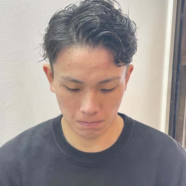 メンズウェーブパーマスタイル|ドルクス日本橋