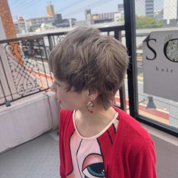 白髪ぼかし/30代40代50代/ショート/大橋|SOHO hair & botanical 大橋店