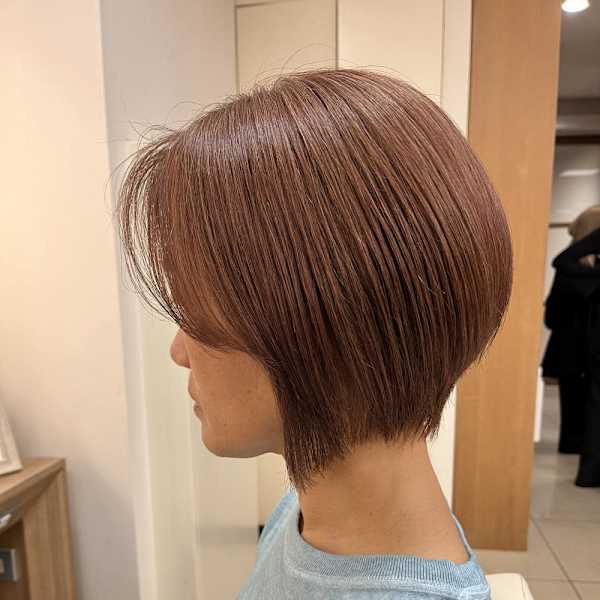 【老沼】イメチェン/ホワイトブロンド/外ハネボブ/美髪