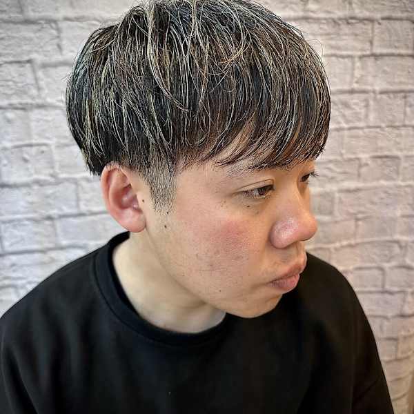 メッシュ×テーパードフェード【新宿/バーバー/理容室】