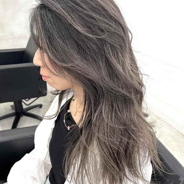 地毛ハイライト