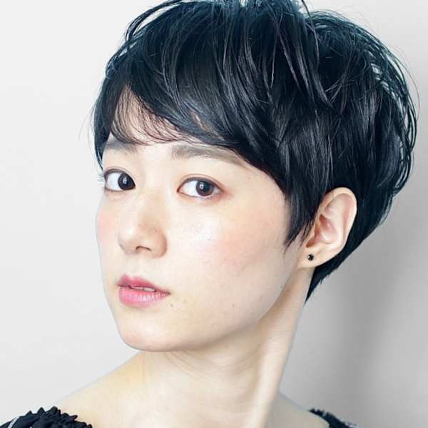 ショート・ボブ/丸顔/前髪あり/絶壁解消/30代/40代/