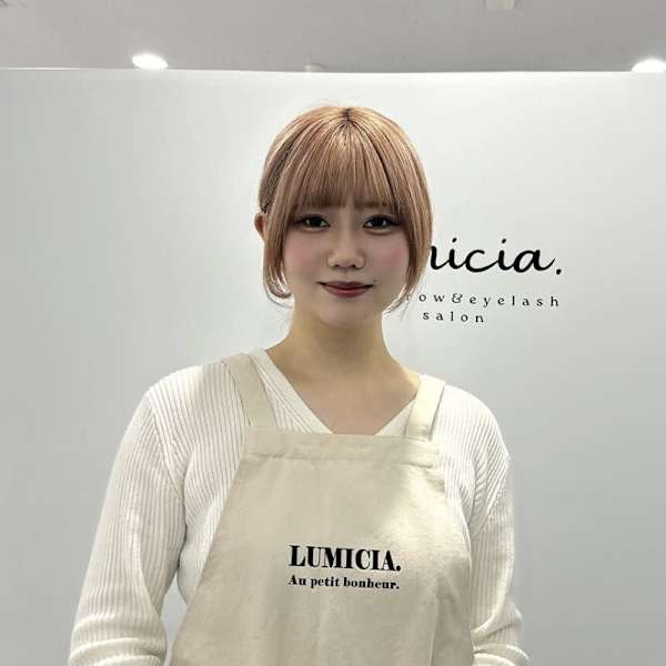 アイブロウサロン LUMICIA.-TOKYO-千葉店【眉毛/まつげパーマ専門店】【アイブロウサロン ルミシア トウキョウ チバテン マユゲ マツゲパーマセンモンテン】のスタッフ紹介。リナ マユゲ