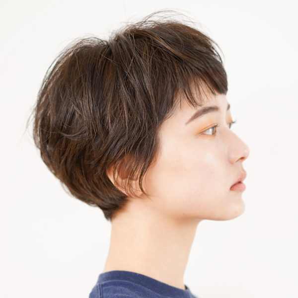 前下がりショート・ボブ/絶壁解消/前髪あり/40代/30代