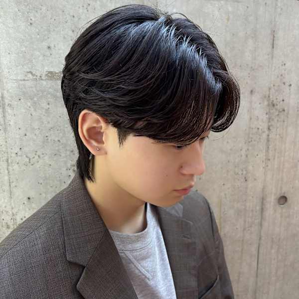 韓国風カルマパーマ　メンズ韓国ヘア　メンズカット　原宿表参道|ALLM omotesando